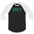 1STAR Emerald 3/4 Sleeve Raglan T-Shirt